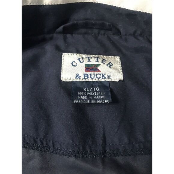 Cutter And Buck Navy Blue XLarge Jacket Full Zip.  X - Picture 6 of 7